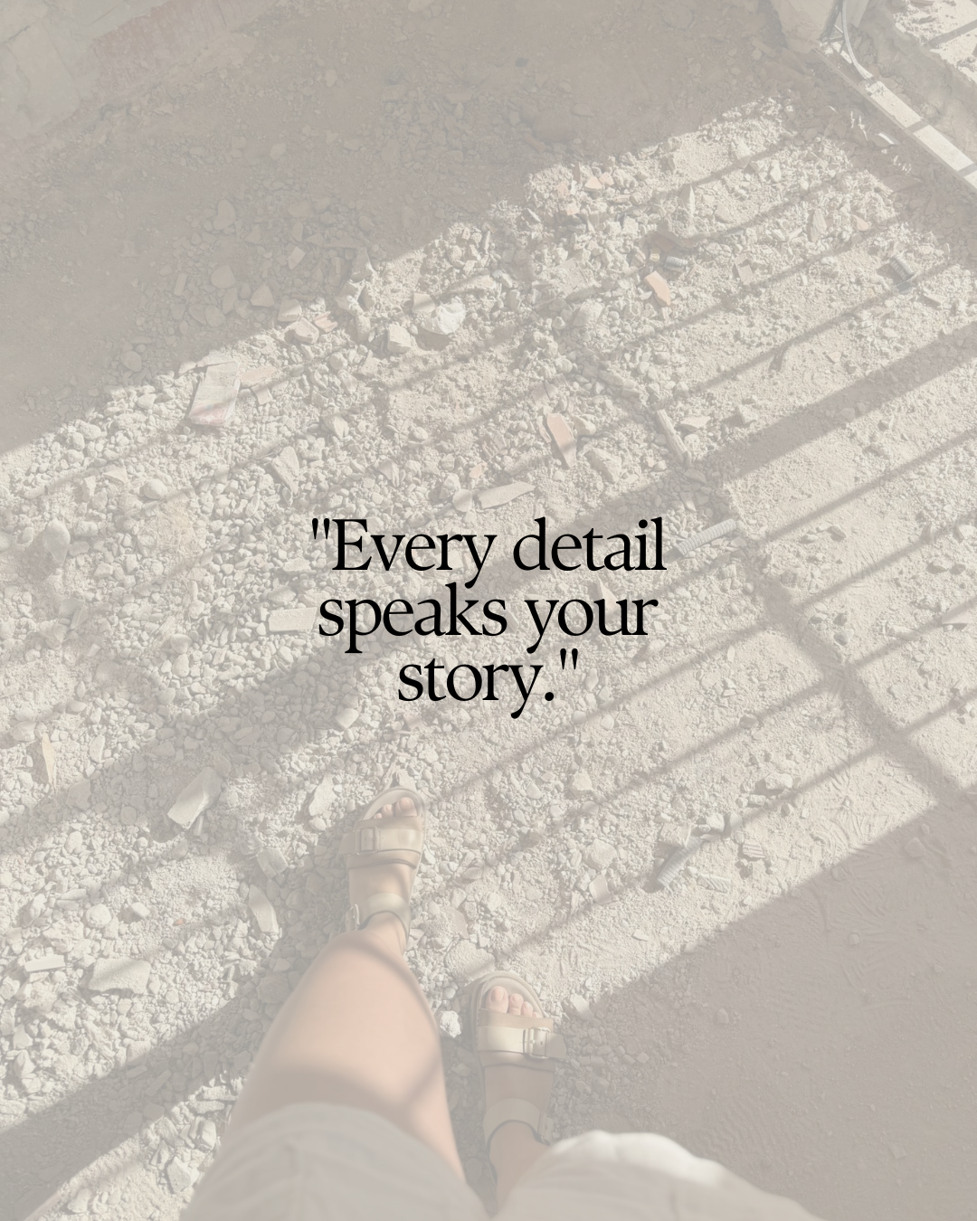 Every detail speaks your story